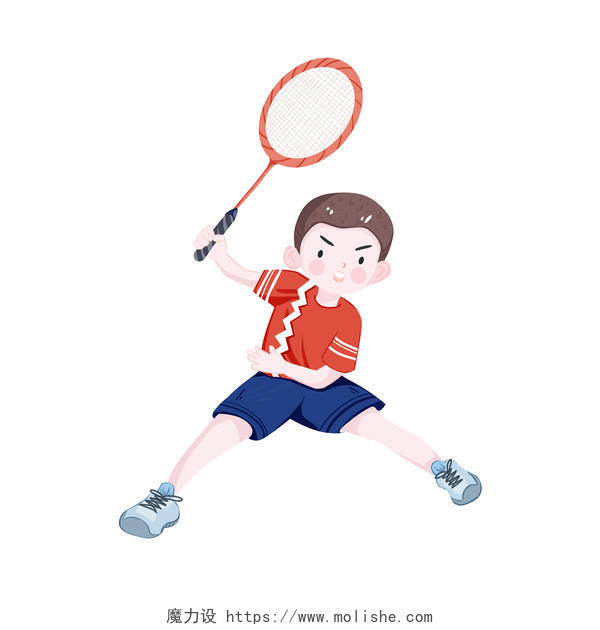 打羽毛球的男孩打羽毛球元素羽毛球比赛PNG素材羽毛球运动员羽毛球运动员元素